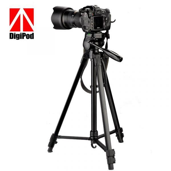 DIGIPOD 4.4 Feet TR-452 Aluminum Camera Tripod