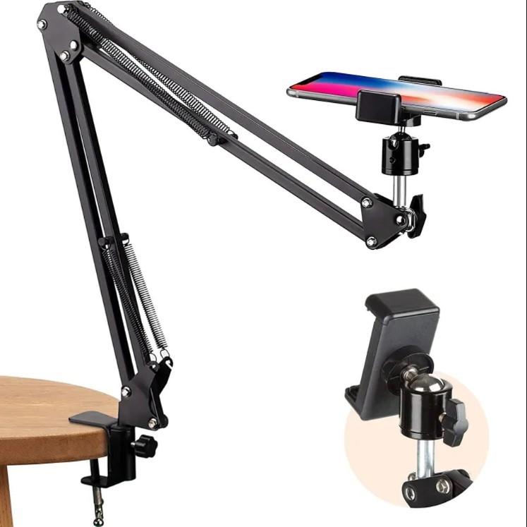 Overhead Video Stand Phone Holder Mount Table Top ChromLives for Streaming Phone Baking Crafting