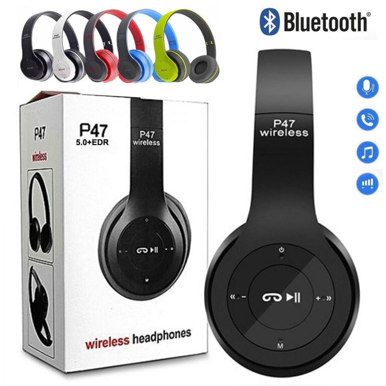 P47 Bluetooth Over Ear Foldable Headset