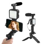 AY-49 Video Making Tripod Kit with Mic Combo